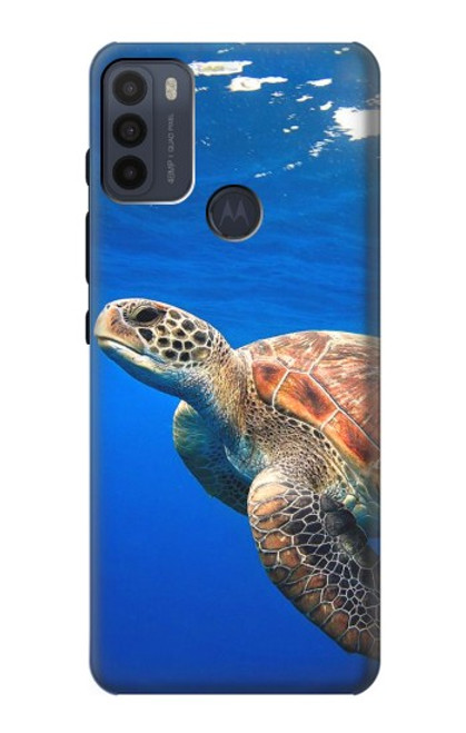 S3898 Sea Turtle Hülle Schutzhülle Taschen für Motorola Moto G50