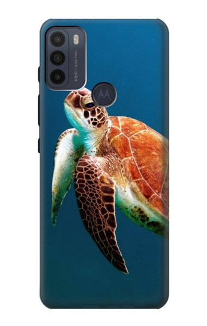 S3899 Sea Turtle Hülle Schutzhülle Taschen für Motorola Moto G50