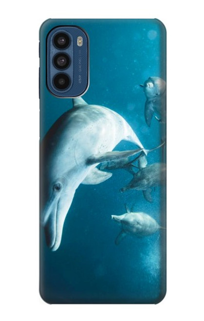S3878 Dolphin Hülle Schutzhülle Taschen für Motorola Moto G41