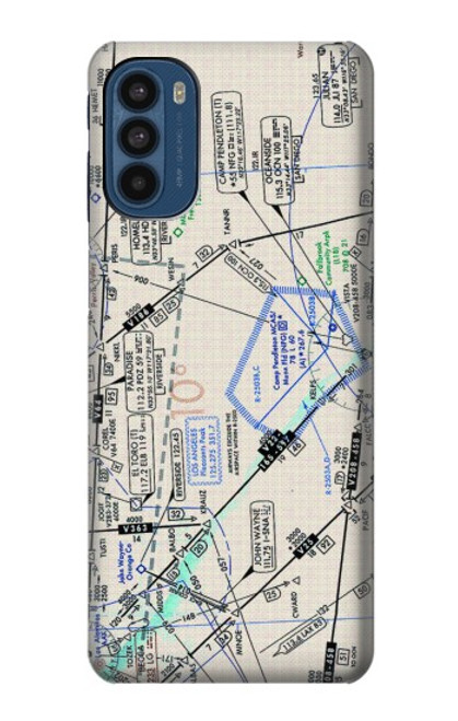 S3882 Flying Enroute Chart Hülle Schutzhülle Taschen für Motorola Moto G41