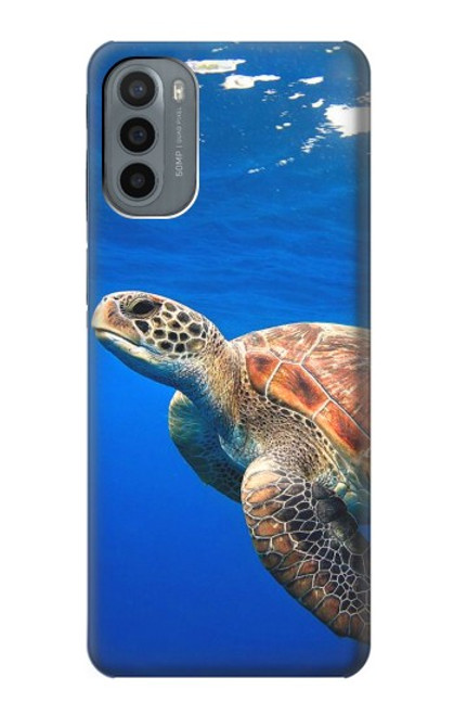 S3898 Sea Turtle Hülle Schutzhülle Taschen für Motorola Moto G31