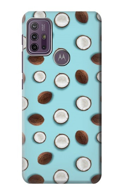 S3860 Coconut Dot Pattern Hülle Schutzhülle Taschen für Motorola Moto G10 Power
