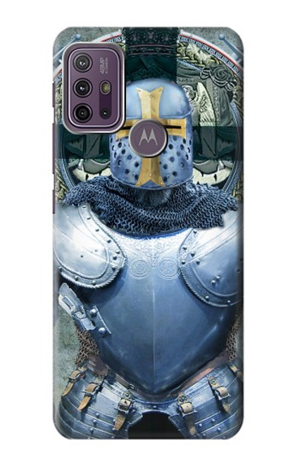 S3864 Medieval Templar Heavy Armor Knight Hülle Schutzhülle Taschen für Motorola Moto G10 Power