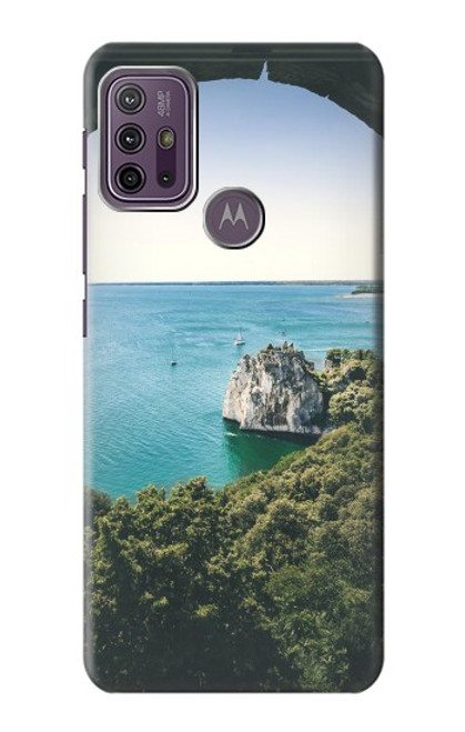 S3865 Europe Duino Beach Italy Hülle Schutzhülle Taschen für Motorola Moto G10 Power