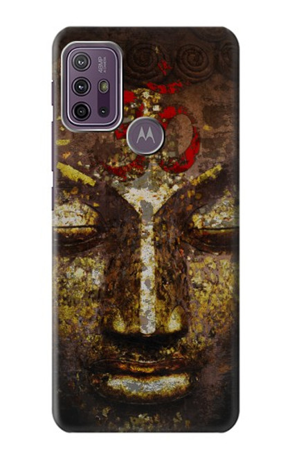 S3874 Buddha Face Ohm Symbol Hülle Schutzhülle Taschen für Motorola Moto G10 Power