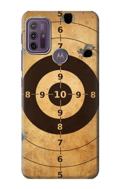 S3894 Paper Gun Shooting Target Hülle Schutzhülle Taschen für Motorola Moto G10 Power