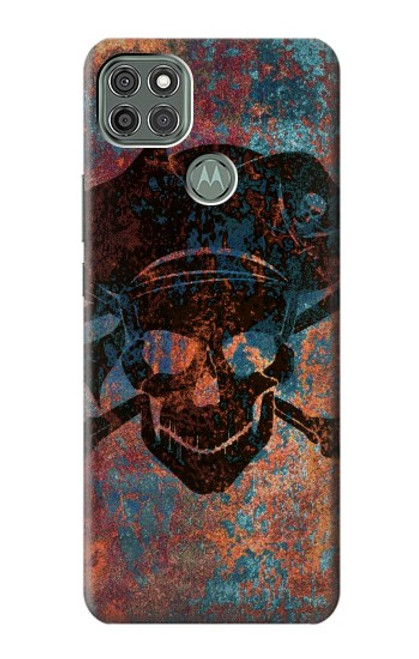 S3895 Pirate Skull Metal Hülle Schutzhülle Taschen für Motorola Moto G9 Power