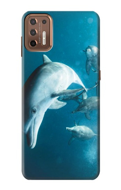 S3878 Dolphin Hülle Schutzhülle Taschen für Motorola Moto G9 Plus