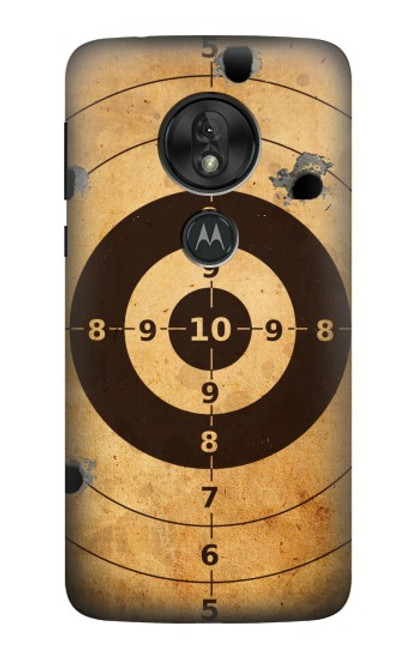 S3894 Paper Gun Shooting Target Hülle Schutzhülle Taschen für Motorola Moto G7 Power