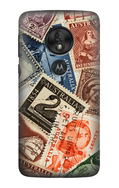 S3900 Stamps Hülle Schutzhülle Taschen für Motorola Moto G7 Power