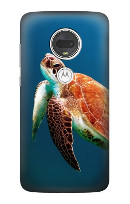 S3899 Sea Turtle Hülle Schutzhülle Taschen für Motorola Moto G7, Moto G7 Plus