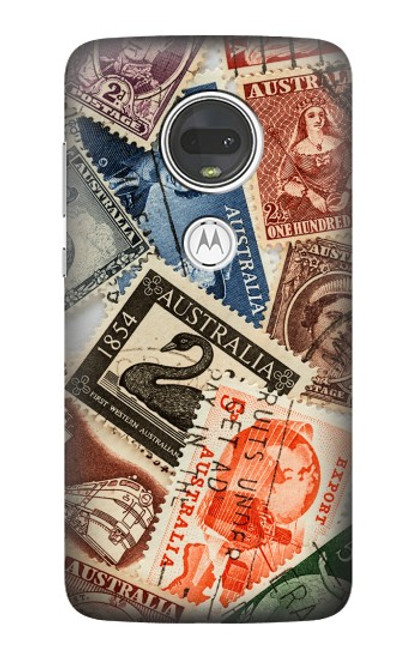 S3900 Stamps Hülle Schutzhülle Taschen für Motorola Moto G7, Moto G7 Plus