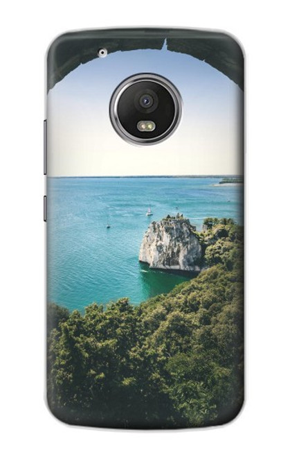 S3865 Europe Duino Beach Italy Hülle Schutzhülle Taschen für Motorola Moto G5 Plus