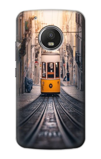 S3867 Trams in Lisbon Hülle Schutzhülle Taschen für Motorola Moto G5 Plus