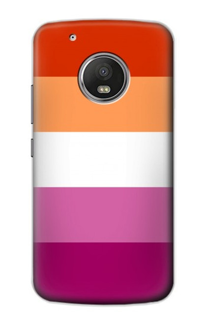 S3887 Lesbian Pride Flag Hülle Schutzhülle Taschen für Motorola Moto G5 Plus