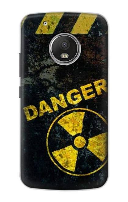 S3891 Nuclear Hazard Danger Hülle Schutzhülle Taschen für Motorola Moto G5 Plus