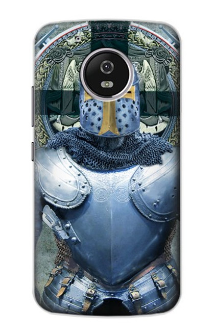 S3864 Medieval Templar Heavy Armor Knight Hülle Schutzhülle Taschen für Motorola Moto G5