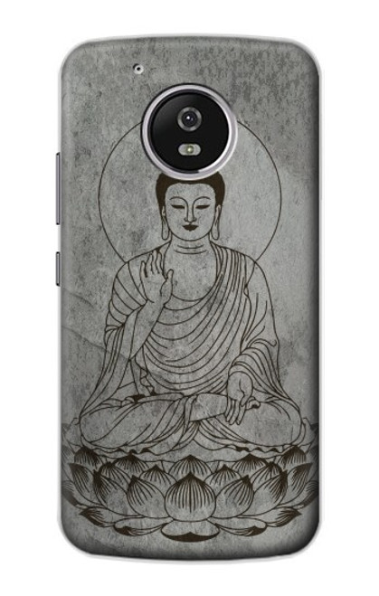 S3873 Buddha Line Art Hülle Schutzhülle Taschen für Motorola Moto G5