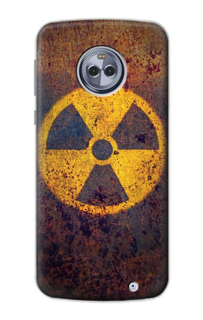 S3892 Nuclear Hazard Hülle Schutzhülle Taschen für Motorola Moto X4