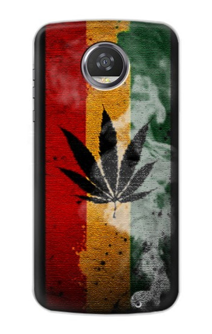 S3890 Reggae Rasta Flag Smoke Hülle Schutzhülle Taschen für Motorola Moto Z2 Play, Z2 Force