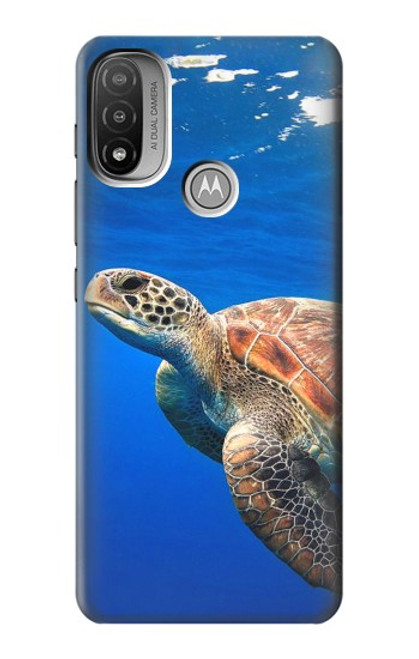 S3898 Sea Turtle Hülle Schutzhülle Taschen für Motorola Moto E20,E30,E40