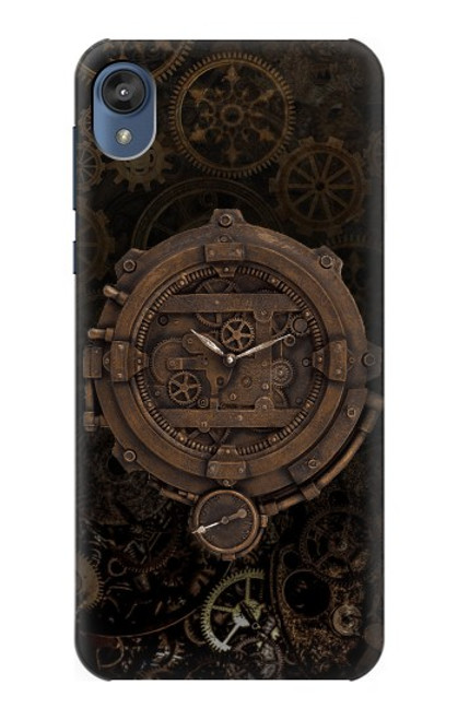 S3902 Steampunk Clock Gear Hülle Schutzhülle Taschen für Motorola Moto E6, Moto E (6th Gen)