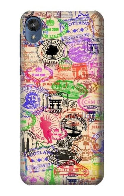 S3904 Travel Stamps Hülle Schutzhülle Taschen für Motorola Moto E6, Moto E (6th Gen)