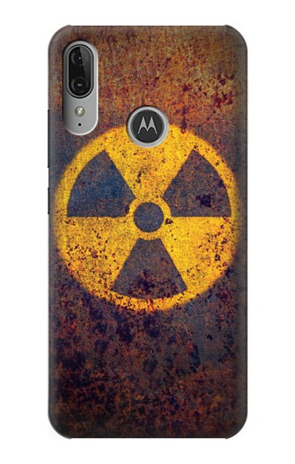 S3892 Nuclear Hazard Hülle Schutzhülle Taschen für Motorola Moto E6 Plus, Moto E6s