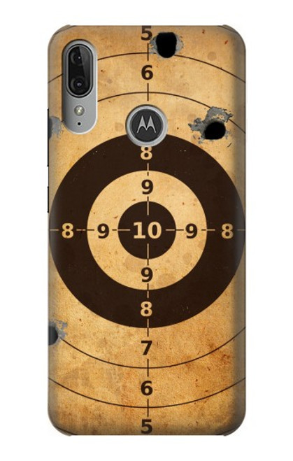 S3894 Paper Gun Shooting Target Hülle Schutzhülle Taschen für Motorola Moto E6 Plus, Moto E6s