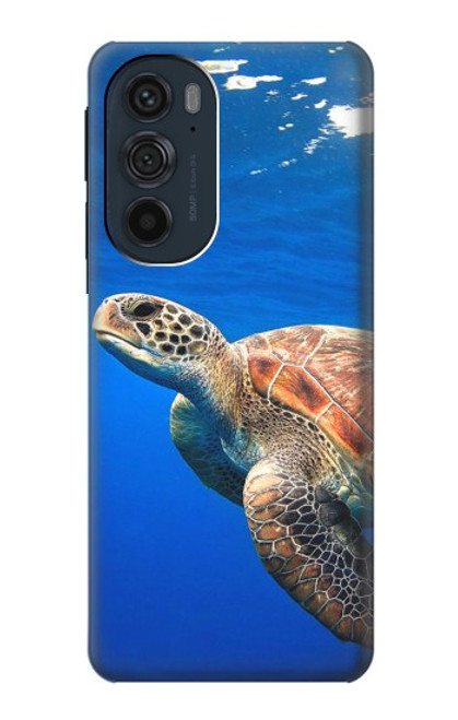 S3898 Sea Turtle Hülle Schutzhülle Taschen für Motorola Edge 30 Pro