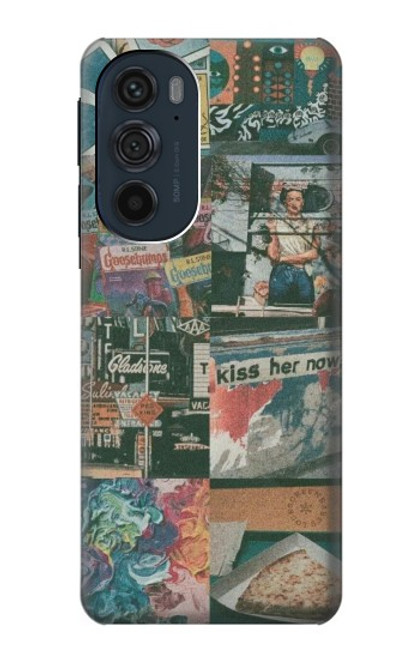 S3909 Vintage Poster Hülle Schutzhülle Taschen für Motorola Edge 30 Pro