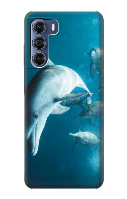S3878 Dolphin Hülle Schutzhülle Taschen für Motorola Edge S30