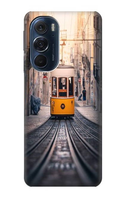 S3867 Trams in Lisbon Hülle Schutzhülle Taschen für Motorola Edge X30
