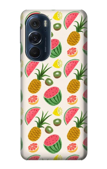 S3883 Fruit Pattern Hülle Schutzhülle Taschen für Motorola Edge X30