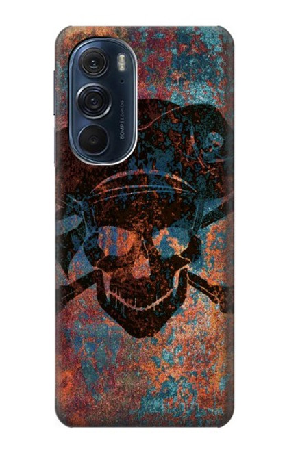S3895 Pirate Skull Metal Hülle Schutzhülle Taschen für Motorola Edge X30