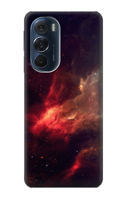 S3897 Red Nebula Space Hülle Schutzhülle Taschen für Motorola Edge X30