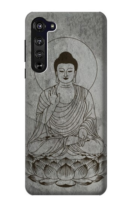 S3873 Buddha Line Art Hülle Schutzhülle Taschen für Motorola Edge