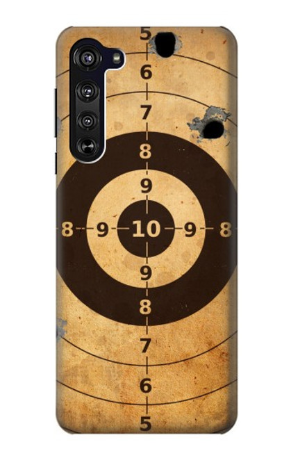S3894 Paper Gun Shooting Target Hülle Schutzhülle Taschen für Motorola Edge