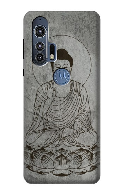S3873 Buddha Line Art Hülle Schutzhülle Taschen für Motorola Edge+