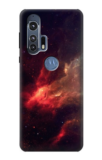 S3897 Red Nebula Space Hülle Schutzhülle Taschen für Motorola Edge+
