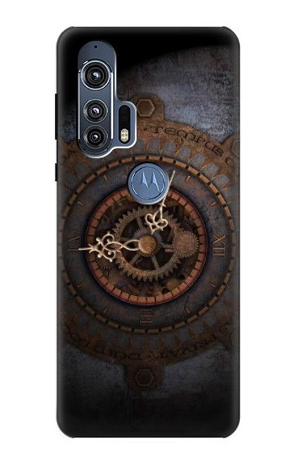 S3908 Vintage Clock Hülle Schutzhülle Taschen für Motorola Edge+