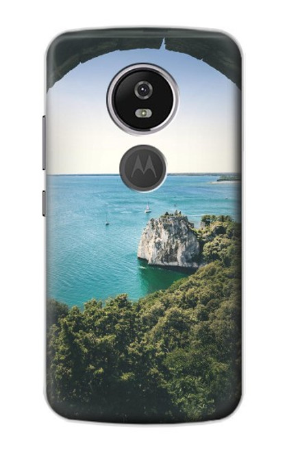 S3865 Europe Duino Beach Italy Hülle Schutzhülle Taschen für Motorola Moto E5 Plus