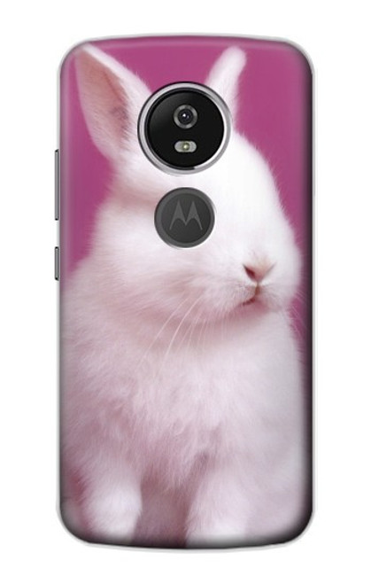 S3870 Cute Baby Bunny Hülle Schutzhülle Taschen für Motorola Moto E5 Plus
