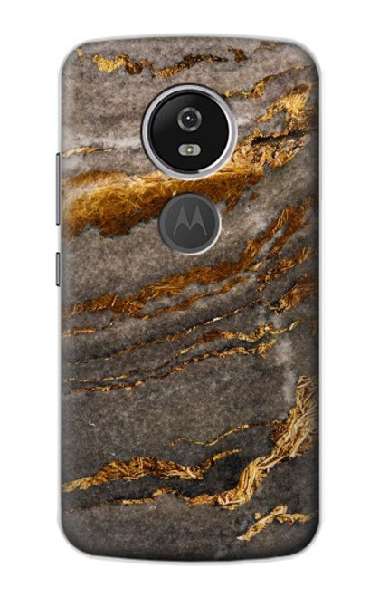 S3886 Gray Marble Rock Hülle Schutzhülle Taschen für Motorola Moto E5 Plus