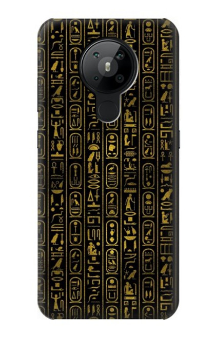 S3869 Ancient Egyptian Hieroglyphic Hülle Schutzhülle Taschen für Nokia 5.3