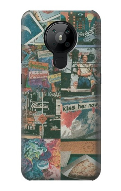 S3909 Vintage Poster Hülle Schutzhülle Taschen für Nokia 5.3