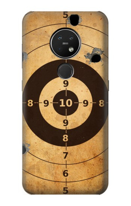 S3894 Paper Gun Shooting Target Hülle Schutzhülle Taschen für Nokia 7.2