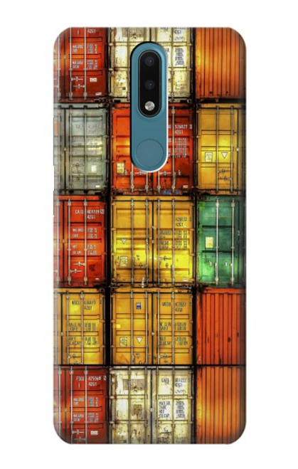 S3861 Colorful Container Block Hülle Schutzhülle Taschen für Nokia 2.4