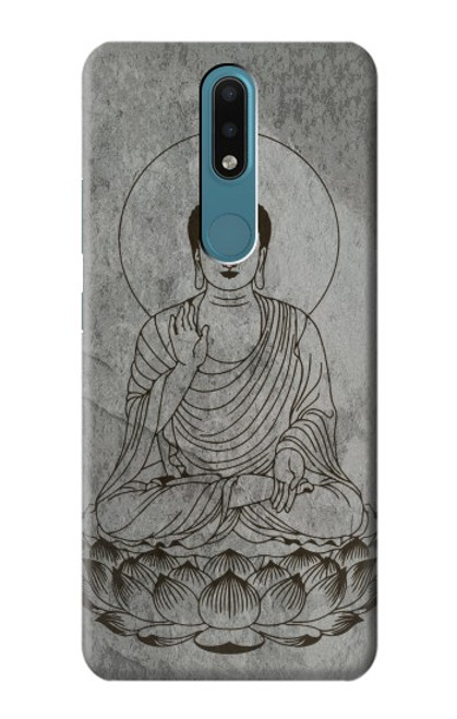 S3873 Buddha Line Art Hülle Schutzhülle Taschen für Nokia 2.4