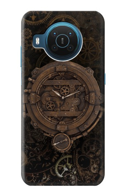 S3902 Steampunk Clock Gear Hülle Schutzhülle Taschen für Nokia X20